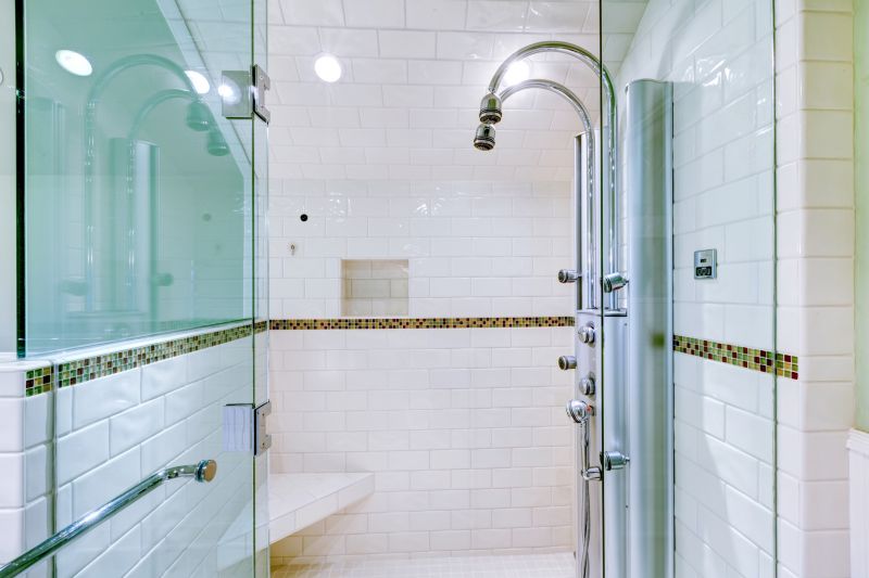 Glass Enclosed Shower Space